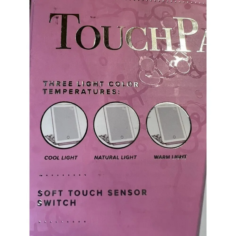 IMPRESSIONS HELLO KITTY TOUCH PAD MINI TRI-TONE LED MAKEUP MIRROR NEW